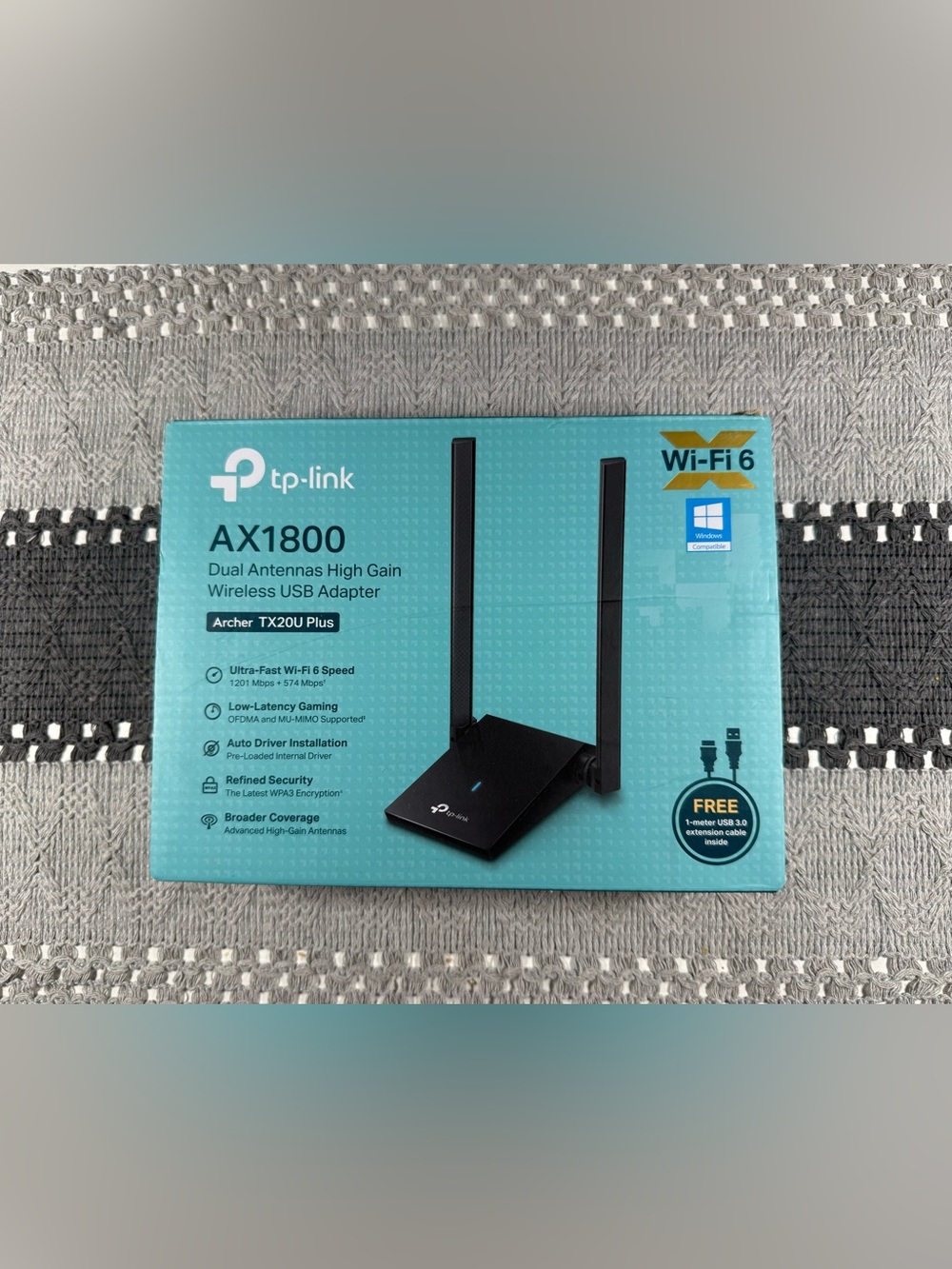 TP-Link Archer TX20U Plus AX1800 WiFi 6 Dual Band USB Adapter